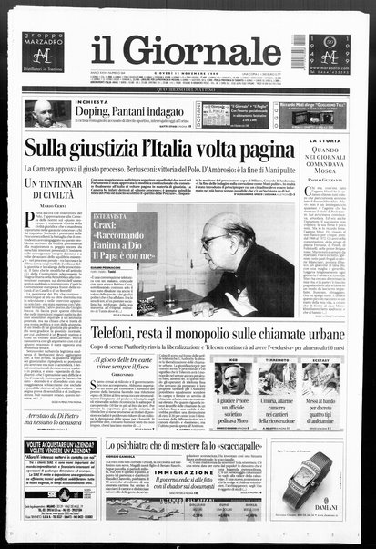 Il giornale : quotidiano del mattino